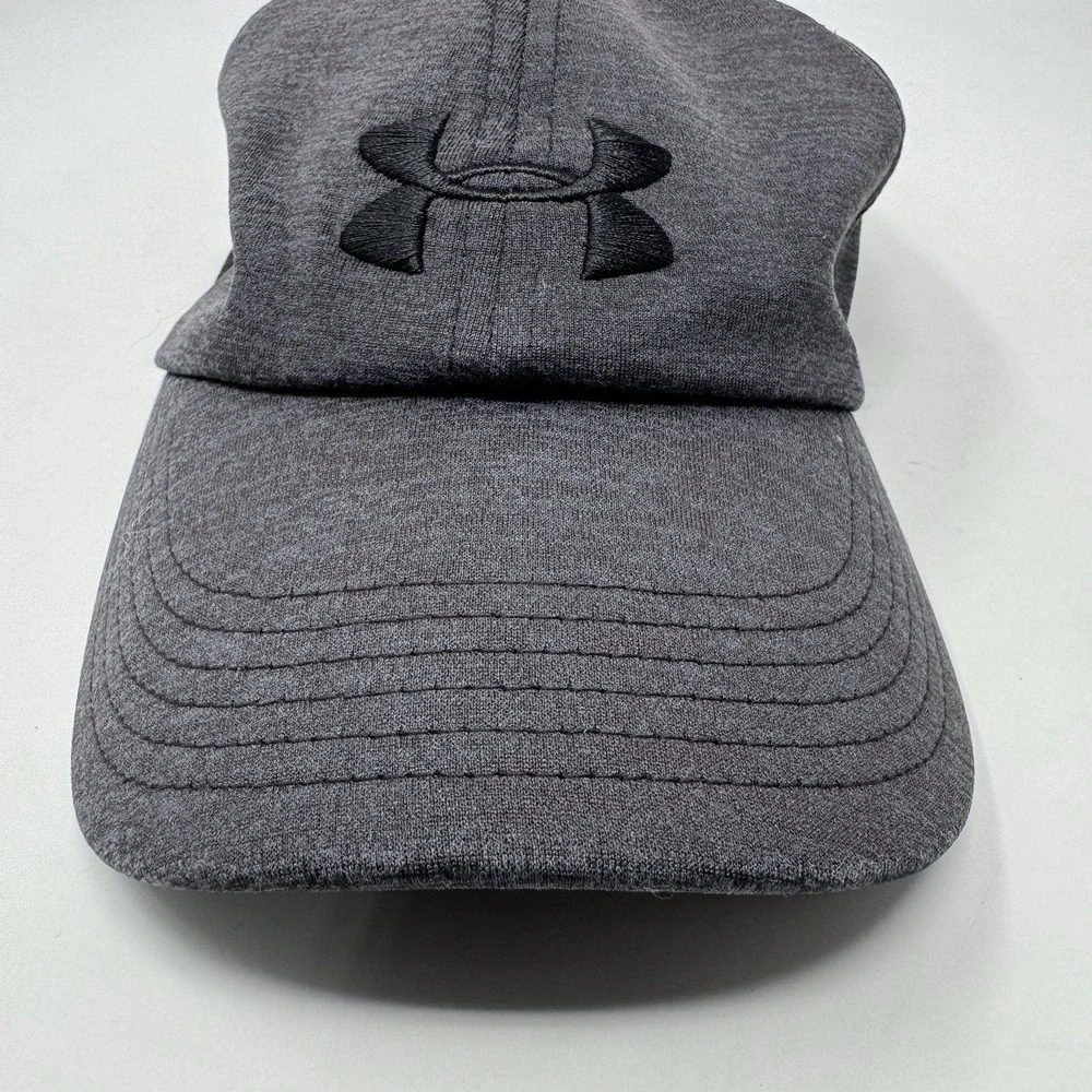 Under Armour Hat Strapback Cap Adjustable‎ Gray Running Jogging Athletic Unisex